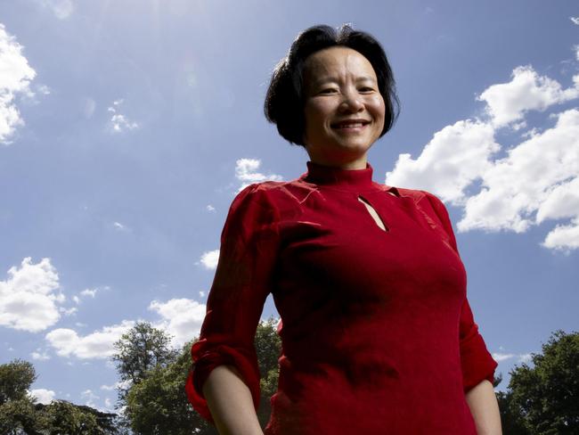 Thursday 19th October 2023.The Australian.Australian reporter Cheng Lei, freed after nearly 3 years in the Chinese prison system for breaking an embargo by a few minutes.  She would see roughly 10 hours of daylight a year and missed seeing the sun.Photograph by Arsineh Houspian.