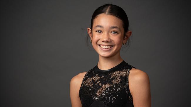 Kaylee-Jade Chau-Grossman, 13, Ridgehaven Calisthenics Club. Picture: Supplied