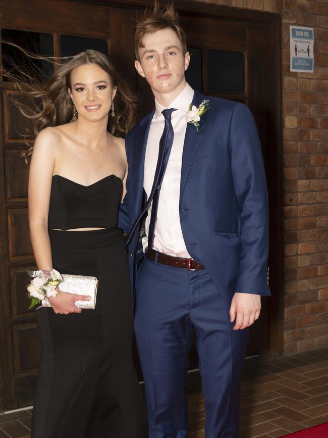 Toowoomba Grammar School senior formal held at Rumours. Simon Rodriguez and Eliana Jericevich.