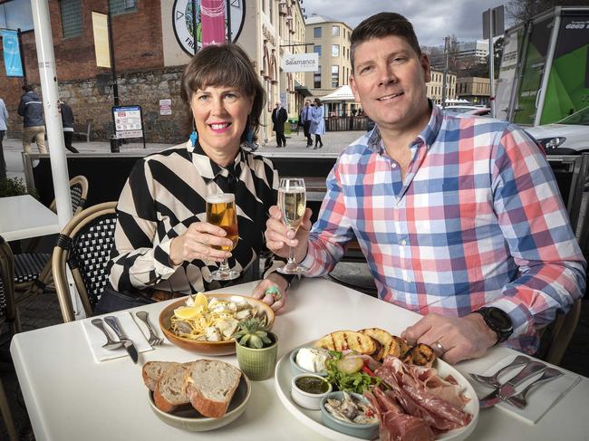 Taste of Summer food and drink curator Jo Cook and chair Jarrod Nation. Picture: Chris Kidd