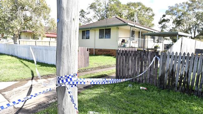 Police declare crime scene at Dicky Beach after the death of Feebie McIntosh. Picture: Patrick Woods