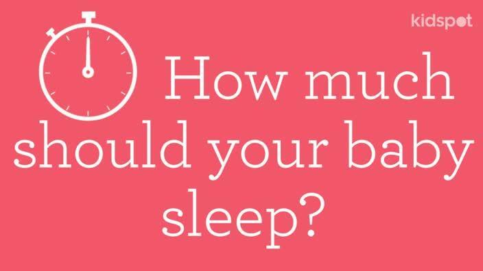 How much should your baby sleep?