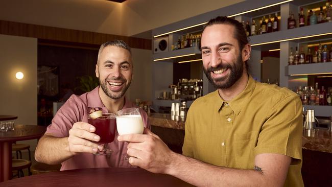 Co-owners, Nicola Pau and Luca Baioni at Latteria in Adelaide. Picture: Matt Loxton