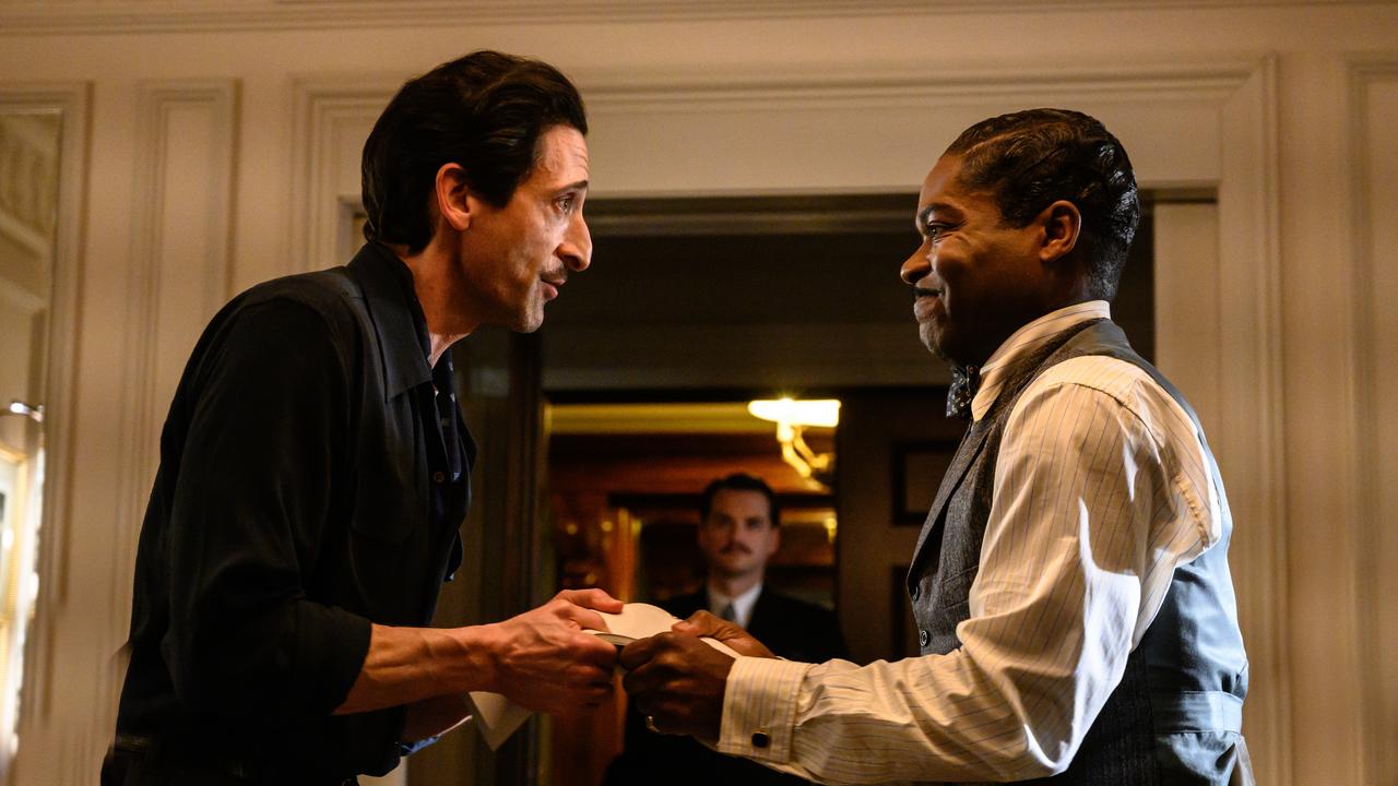 Adrien Brody and David Oyelowo in See How They Run. Picture: Searchlight