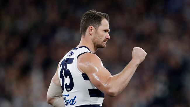 Patrick Dangerfield stood up when it counted. Picture: Dylan Burns/AFL Photos via Getty Images