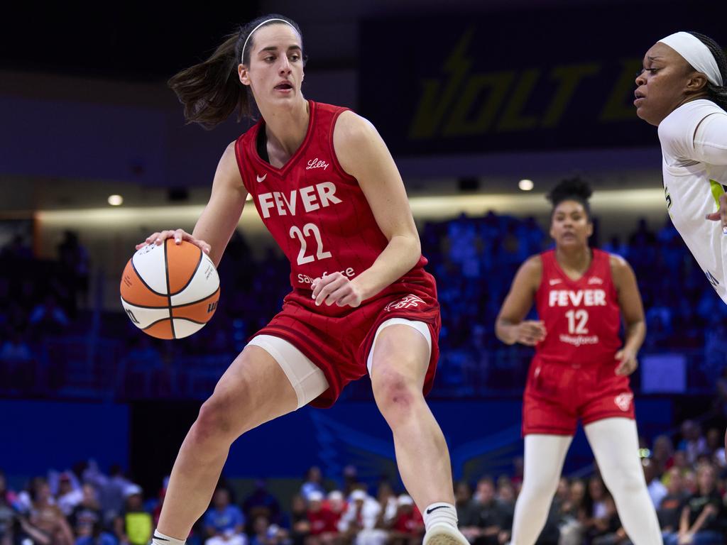 Caitlin Clark in action for Indiana Fever. Picture: Cooper Neill/Getty Images