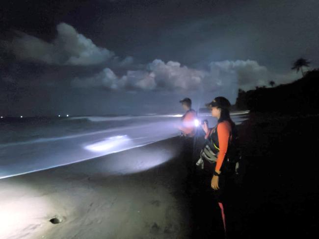 Police started searching on Wednesday evening. Picture: Denpasar Search and Rescue Agency