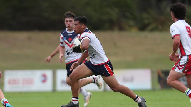 The Central Coast Roosters vs Monaro Colts in round one of the Laurie Daley Cup. Picture: Sue Graham