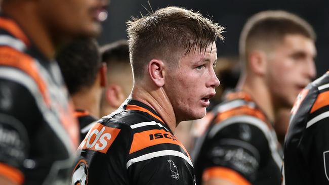 Harry Grant is on loan to Wests Tigers this season and Storm insist he will return to Melbourne next season. Picture: Getty Images