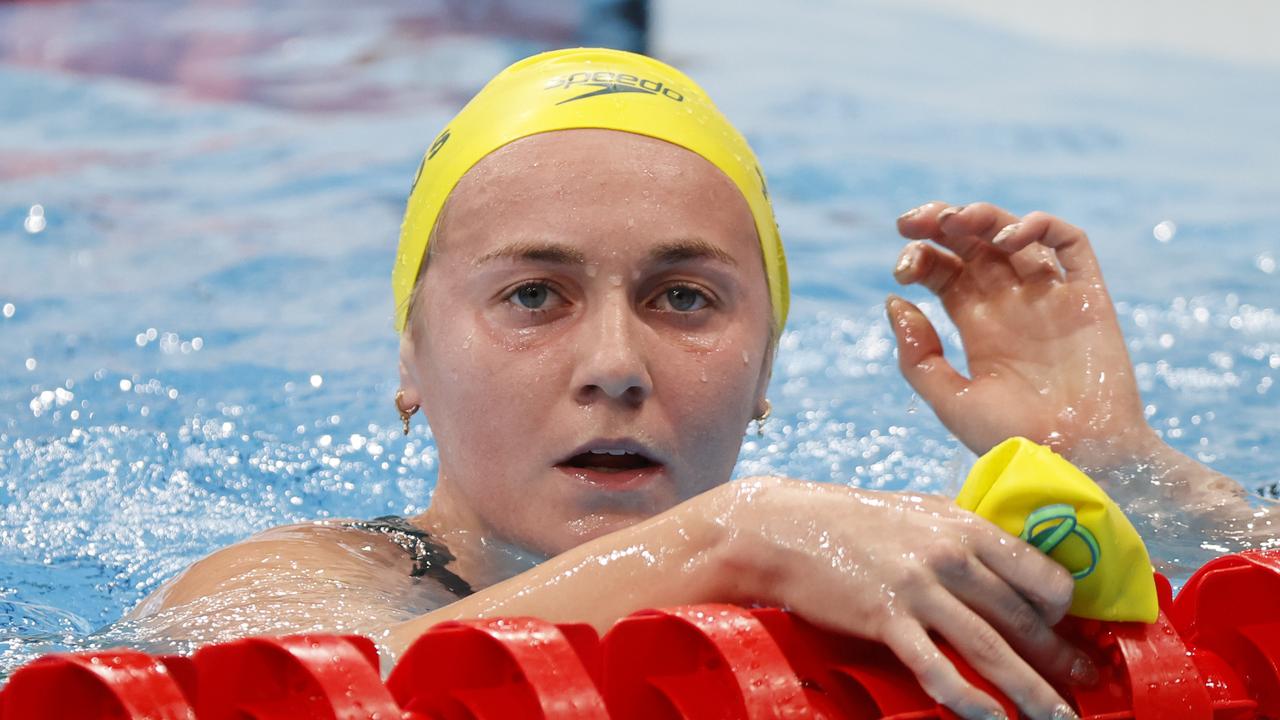 Australia’s Ariarne Titmus in the Womens 800m Freestyle heats, at the Tokyo Aquatics Centre in Tokyo, Japan. Picture: Alex Coppel