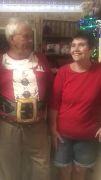 Trevor and Rieckie Muchow talk about their Christmas wonderland