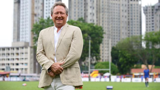 Andrew Forrest is preparing to buy a share of Rugby Australia. Picture: Getty Images