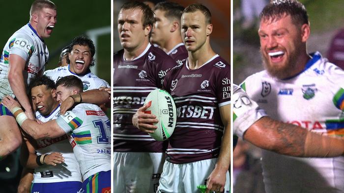Canberra Raiders vs Manly Sea Eagles.