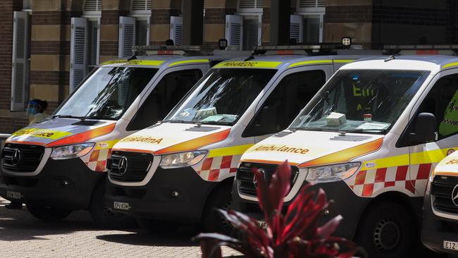 SYDNEY, AUSTRALIA - JANUARY 21: A general view of the emergency entrance of Royal Prince Alfred Hospital on January 21, 2022 in Sydney, Australia. NSW has recorded 46 deaths from COVID-19 in the last 24 hours, marking the deadliest day in the state since the start of the pandemic. NSW also recorded 25,168 new coronavirus infections in the last 24 hour reporting period. (Photo by Jenny Evans/Getty Images)