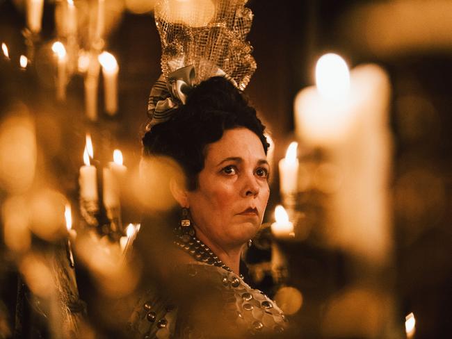 Olivia Colman in the film The Favourite.