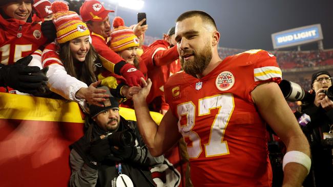 Travis Kelce was instrumental in the win. Jamie Squire/Getty Images/AFP