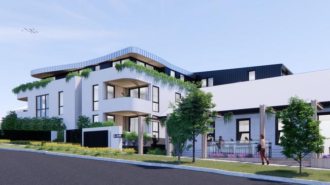 Artist's impressions of the proposed new development in Portarlington