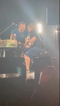 Coldplay superfans invited on stage