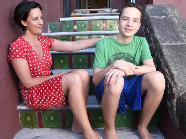 Martine Beaumont with son Jackson. Picture: Adam Taylor