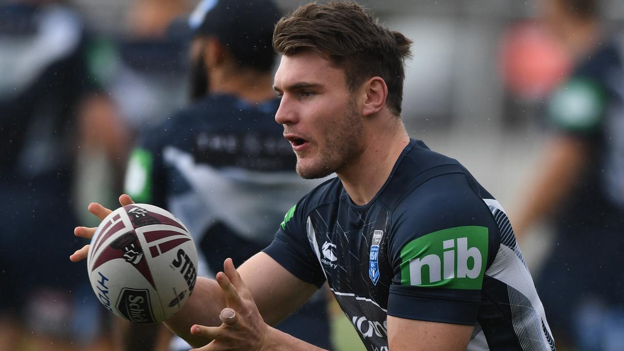 Angus Crichton at Blues training.