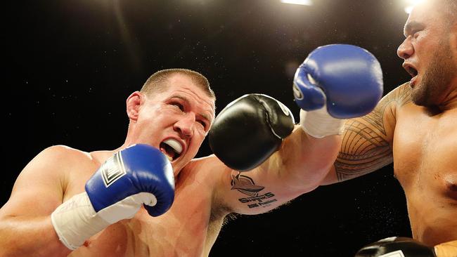 Paul Gallen has made a good fist of boxing post his NRL career. Pic: Craig Greenhill