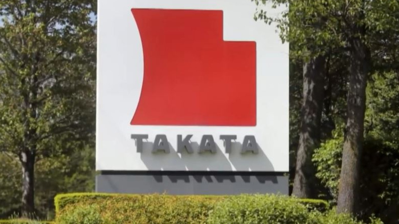 The bags were made by manufacturer Takata.