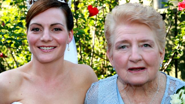 Cruise ship victim Margaret Carlson with her daughter Vanessa D'Souza. Picture: Supplied