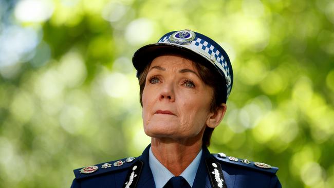 Commissioner Webb also urged anyone with information to come forward and contact the police. Picture: NCA NewsWire / Nikki Short