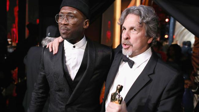 Mahershala Ali and Peter Farrelly. Picture: Getty 