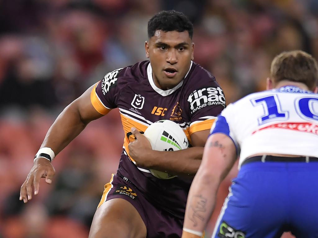 Tevita Pangai Jr against the Canterbury Bulldogs.