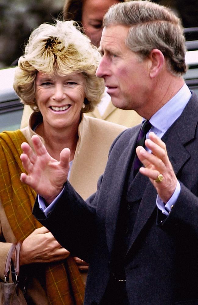 The Prince of Wales and Camilla Parker Bowles visit Canisbay Church in Caithness in 2002. Picture: PA Images via Getty Images