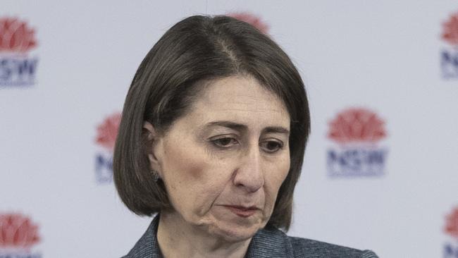 NSW Premier Gladys Berejiklian in Sydney on Monday. Picture: Getty Images