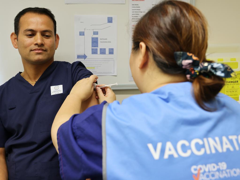 Commissioner Stevens said the take up of COVID-19 vaccinations within the community was a factor that impacted restrictions. Picture: NCA NewsWire / David Mariuz