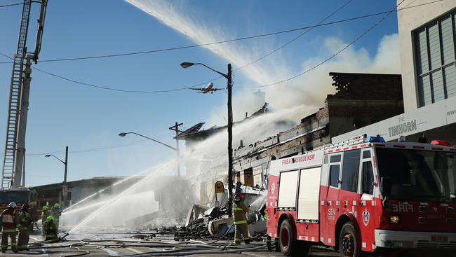 Witnesses say they heard explosions at the General Gordon. Picture: Richard Dobson