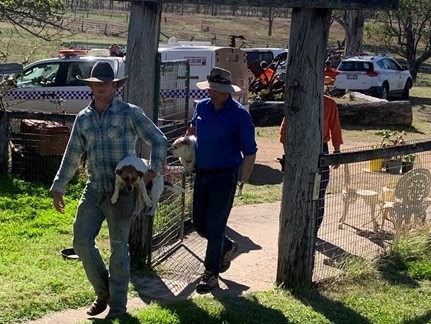 David John Grimes, 84, and his two dogs have been rescued after they were reported missing from a Penwhaupell property on Monday.Â Photo/QPS