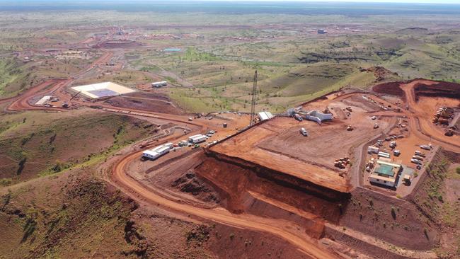 Rio Tinto’s newest iron ore mine in the Pilbara, Gudai-Darri, has come online this year. Picture: Mick Saylor