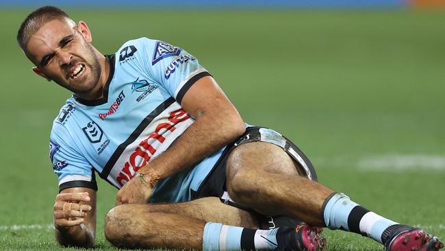 William Kennedy was the victim of an ugly tackle. Picture: Robert Cianflone/Getty Images