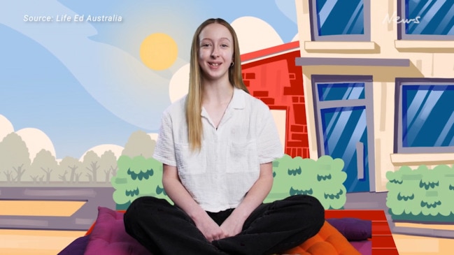 Mindful breathing with Healthy Harold