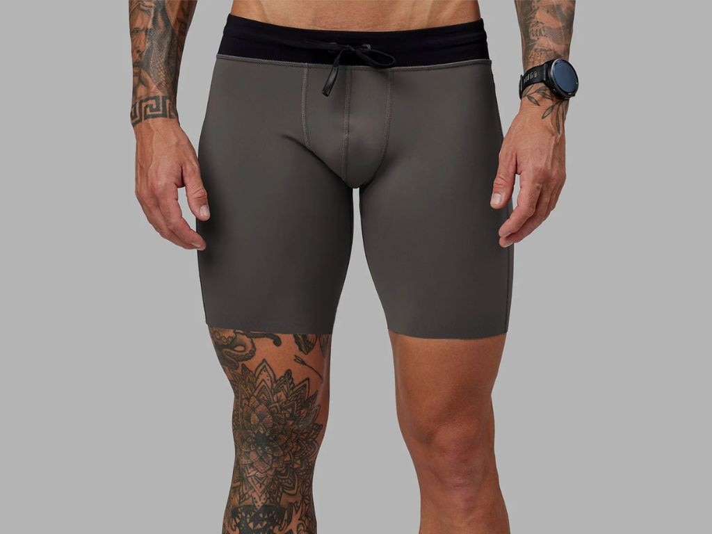 LSKD is a staple in Luke’s workout wardrobe. Picture: LSKD