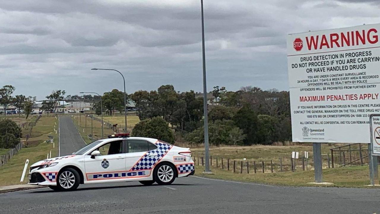 Police have blocked the entrance to the Capricornia Correctional Centre and paramedics are on scene after a riot broke out on Thursday morning.