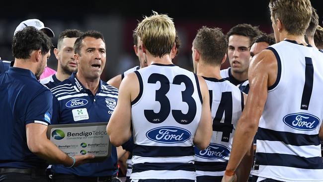 The pressure is mounting on Chris Scott and his Geelong players to produce in September.