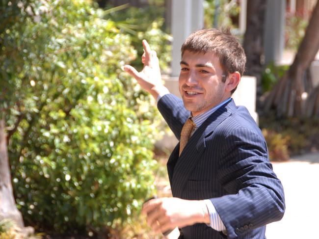 Paolo Liuzzo outside Southport Court on the Gold Coast in 2009.