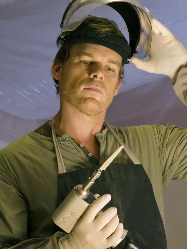 Michael C Hall as TV’s Dexter. Picture: Foxtel