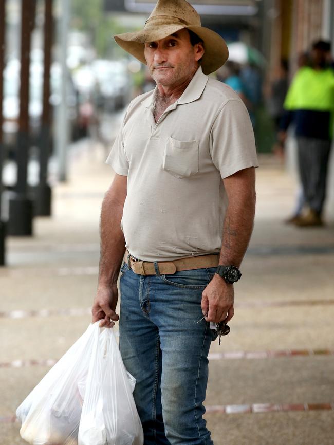 Ian Rainbow picking up food for hospital staff. Picture Nathan Edwards