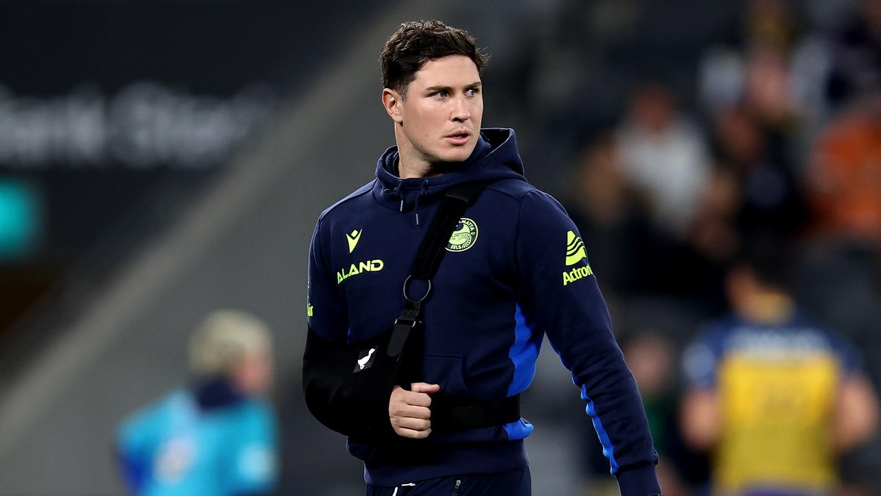 Mitchell Moses missed the end of 2024 with a shoulder injury and now has a foot issue. . (Photo by Brendon Thorne/Getty Images)