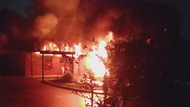 A local hero saved his blind and deaf neighbour from a devastating fire in Brisbane last night.