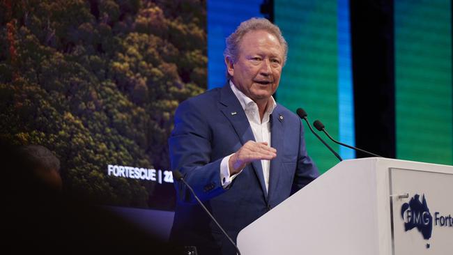 Fortescue Metals Group executive chairman Andrew Forrest.