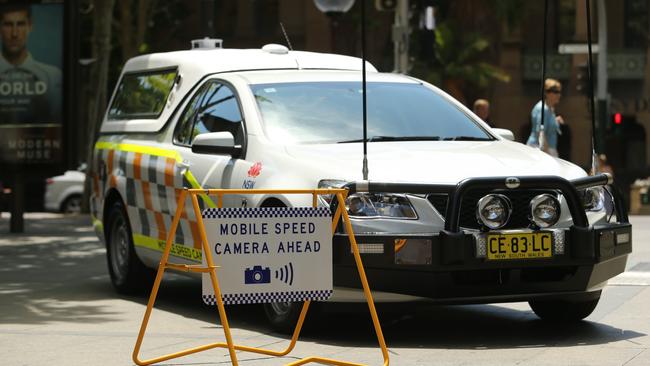 Speeding fine revenue in half of NSW has fallen to zero.