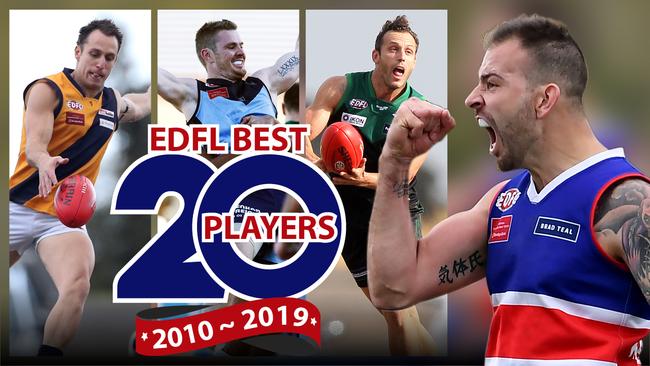 Who has been the EDFL’s best footballer since 2010? Vote in the poll at the bottom of our top 20.