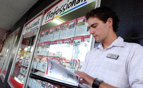 Nick BODLEY has been saving up his hard-earned pennies and is now planning to buy his first home. The Lismore-based real estate agent hopes to take advantage of the Federal Government's First Home Buyers' Grant before it ends on June 30. Picture: The Northern Star